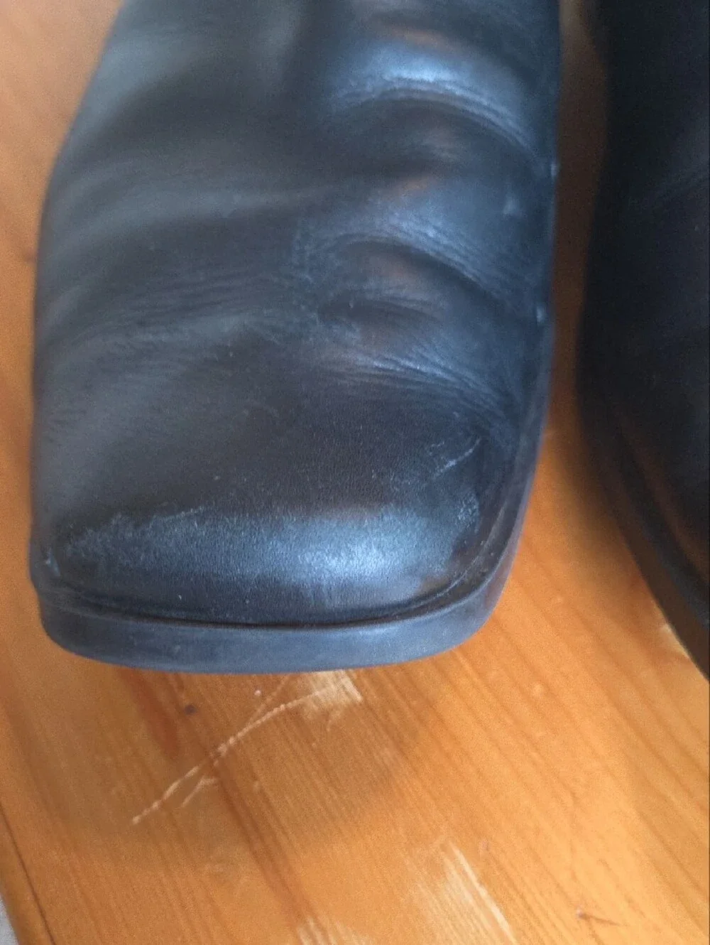 Rockport Black Leather Zip Chukka Boots